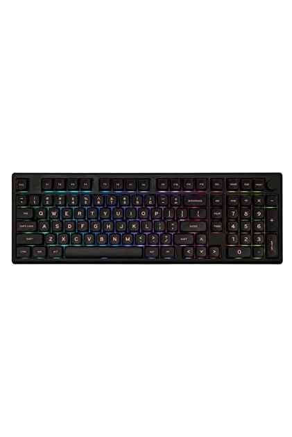 Epomaker Galaxy100 QMK/VIA Siyah Wisteria Switch RGB Kablosuz