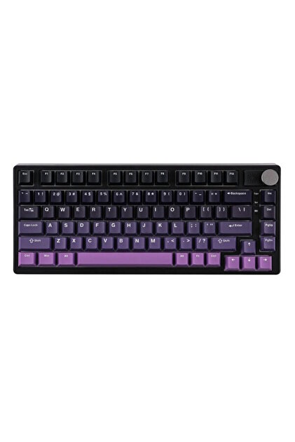 Epomaker HE75 Mag Black Purple HE Gateron White Manyetik Switch