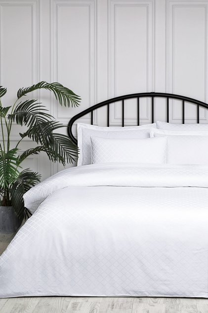 Sadem Organic Spruce Double Satin Duvet Cover Set