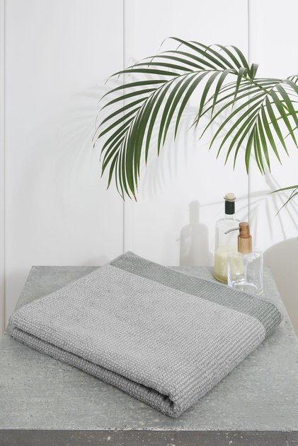 Sadem Organic Plaid Bath Towel 90X150 cm