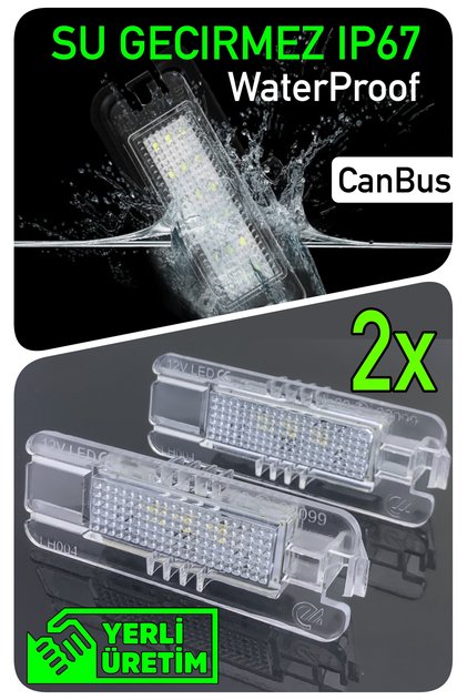 Seat Leon 2 3 (1P , 5F) 2005-2020 Canbus Led Plaka Aydınlatma Ledi Lambası