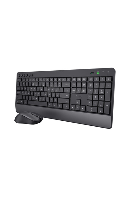 Kit Tastatura si Mouse Trezo, wireless, Gri/Negru