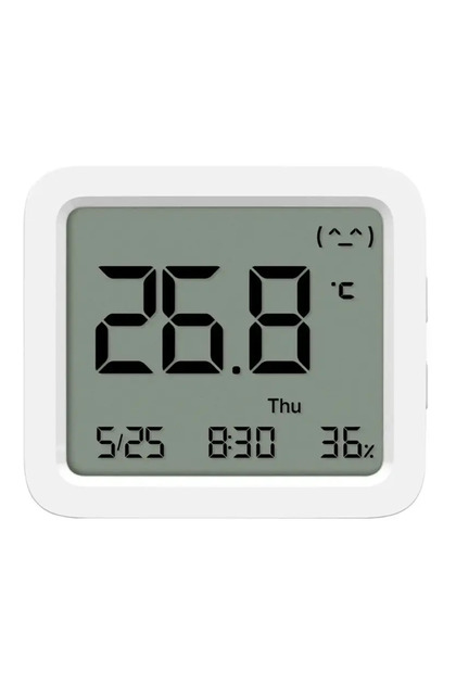 Monitor de temperatură și umiditate Xiaomi Mi 3 pentru casă inteligentă, alb