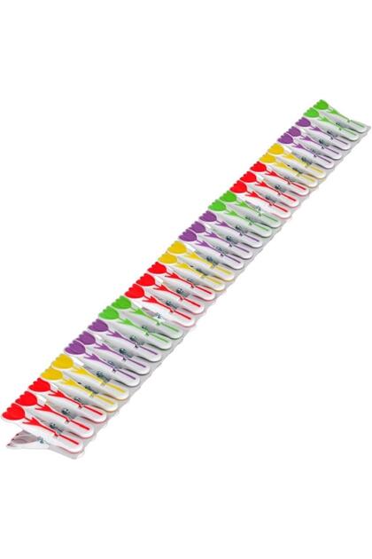 New-Max Elite Lale Desenli Silikon Mandal, Şeffaf 30 Adet