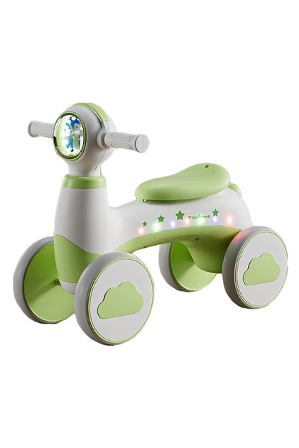 Children's Balance Bike, 4-Wheel Balance Bike for Boys and Girls 1-6 Years Toddler and Baby