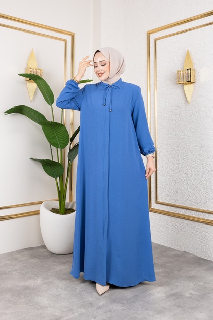 Casual Cut Aerobin Fabric Ferace / Blue - F137