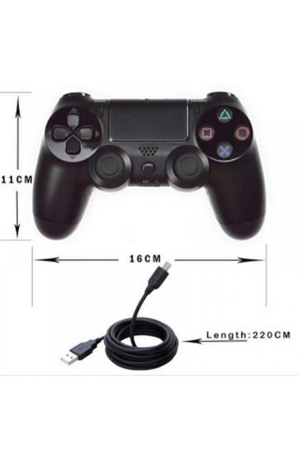 Controller Wireless PS4, Compatible with PlayStation 4, Doubleshock 4, Vibrating Joystick, Bluetooth