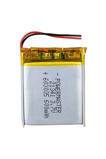 Powermaster 603035 3.7 Volt 600 Mah Lityum Polimer Pil - Fiyatı