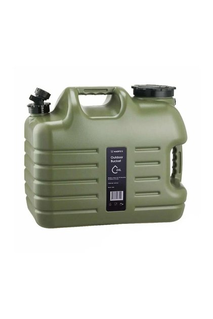 Galon Air Pe Musluklu Su Bidonu 24 Litre Yeşil