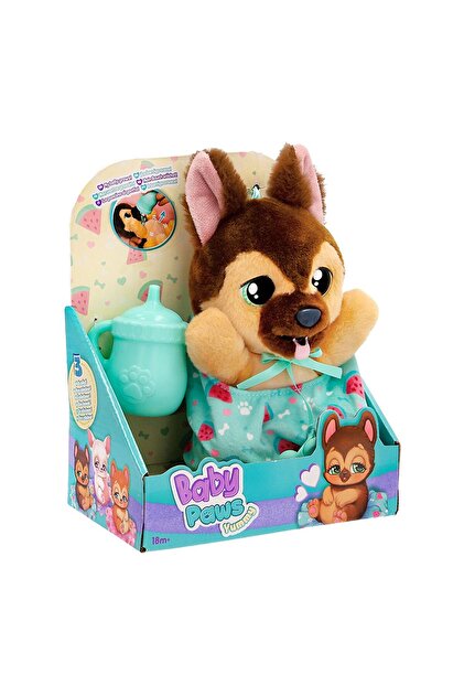 GIOCHI PREZIOSI BAW03200 Baby Paws Yummy German Shepherd 18 cm