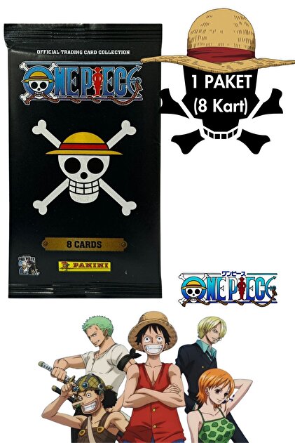 Toyika Panini One Piece Lisanslı Orijinal Trading Kartları Cards