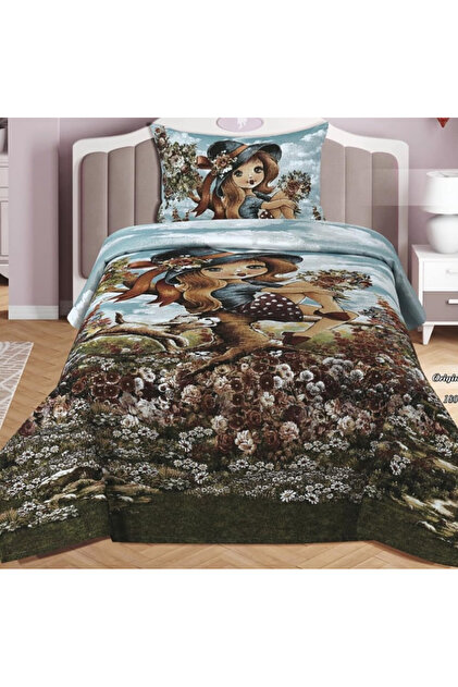 Single Girl's Tapestry Bedspread