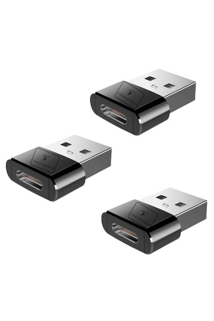 Set 3 adaptoare OTG, TrendiShop®, de la tip C la USB A 3.0