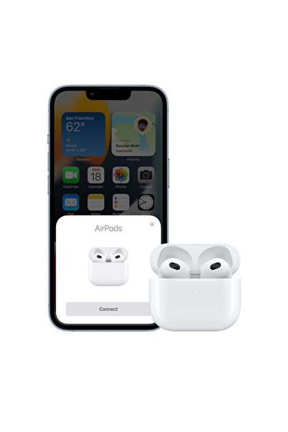 Apple AirPods 3rd Gen. with Lightning Charging Case - White- Trendyol