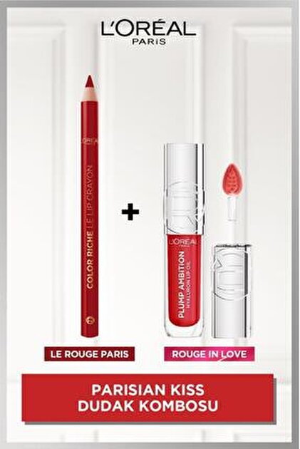 L'Oreal Paris Apricot Crush Lips Dudak Kombosu Color Riche Dudak