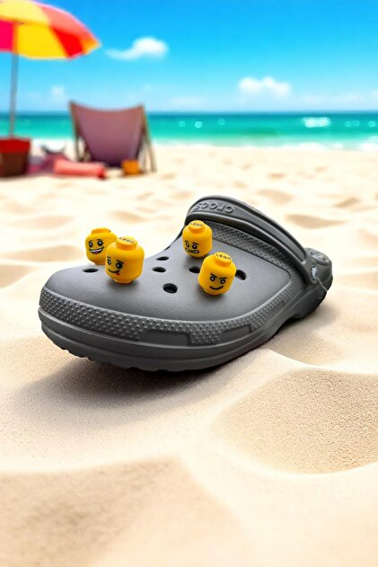 Crocs Jibbitz Charm Terlik Süsü Lego Temalı 4'lü Süs Seti