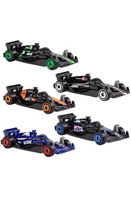 HOT WHEELS Formula 1 2024 Araba Seti 5 li Lisanslı Model Araç