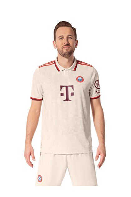  FC Bayern KANE 9 ユニフォーム 長袖 Genel Markalar #9 Harry KANE #FC/Bayern 24/25 Third Jersey 'Beige