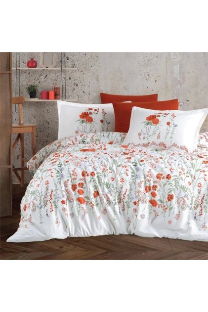 Elyese Tile Double 100% Cotton Duvet Cover Set