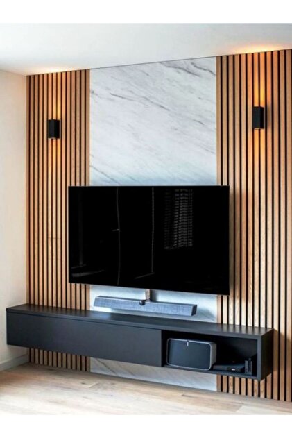 ZETA WOOD 120 CM 12 ADET KENDİNDEN YAPIŞKANLI AHŞAP ÇITA - SAFİR
