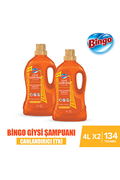 Giysi Şampuanı Canlandırıcı Etki 4l 2'li