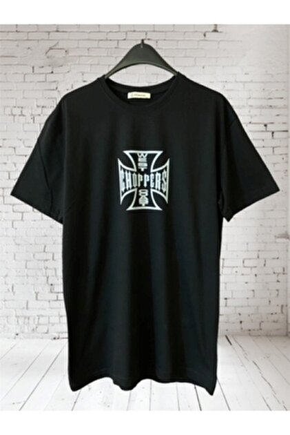 wicromed West Coast Choppers Baskılı Unisex Oversize T-shirt