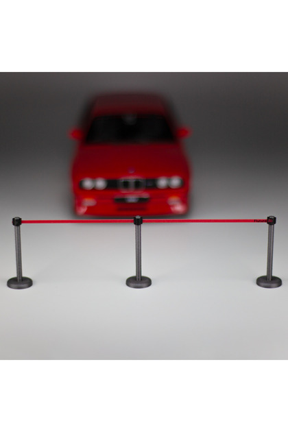 1:24 Diorama Kordon & Kalabalık Kontrol Direği Seti, Diorama Aksesuarı (1 SET) 1/24
