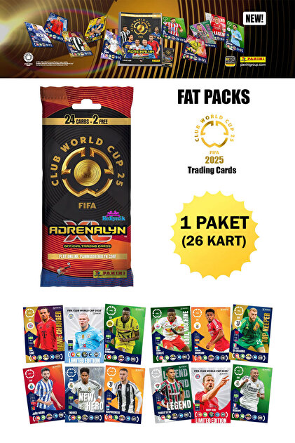 hediyecik Panini Fifa Club World Cup 2025 Fat Pack Tc Paket