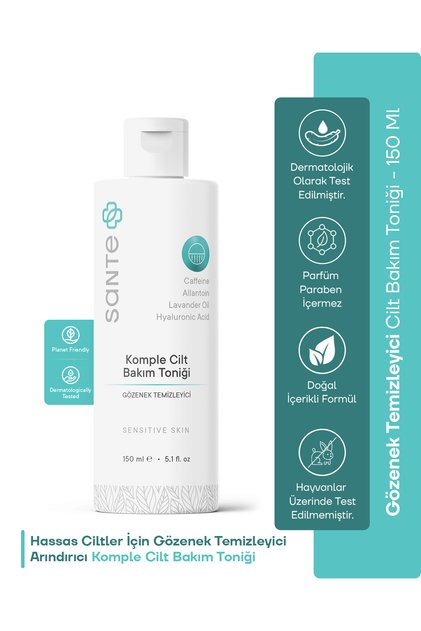 Sante Plus Oil Balancing and Purifying Pore Firming Complete Skin Care Tonic 150 ml