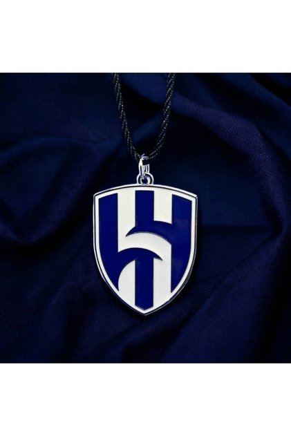 Premium Football Club Al Hilal Elegant Mini Metal Chain 1 Pc Mirror Hanging Accessory For Soccer Fan