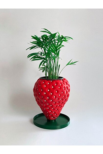 Alvina Atölye Çilek Saksı - 15cm - Bioplastik - Fiyatı, Yorumları