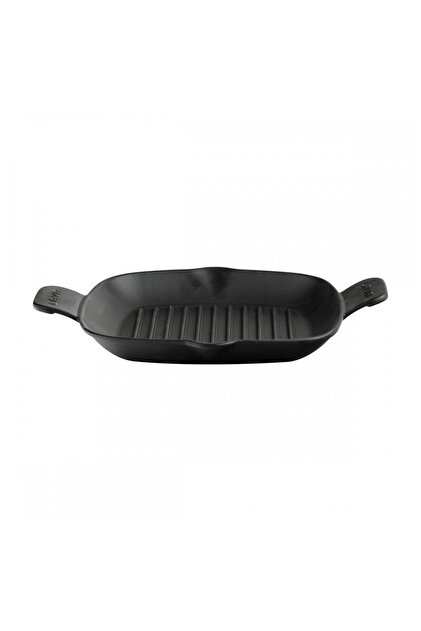 Cast Iron Grill Pan Cast Iron Solid Double Handle Size 26x26cm