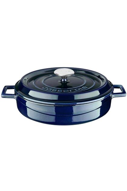 Cast Iron Multi-Purpose Spring Pot Cast Iron Solid Handle Premium Series Diameter(Ø)28cm