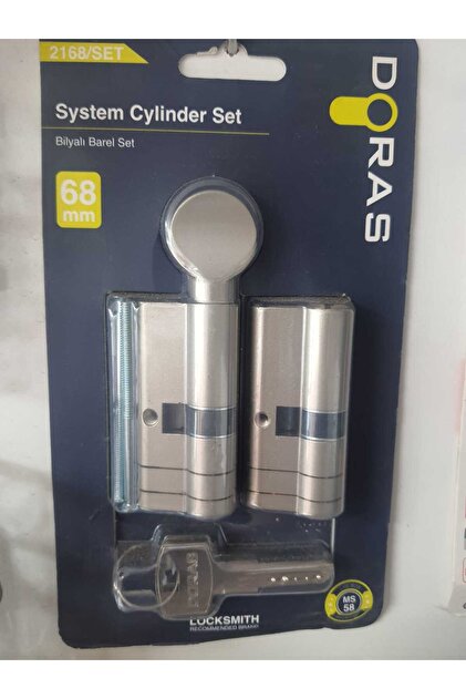 Doras Barel Prinç Topuzlu 68 Mm.saten Tuzaklı Alt Üst-2168set