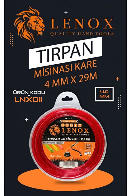 Lenox Tools Tırpan Misinası 4 mm 29 Metre Yuvarlak Kalın Misina