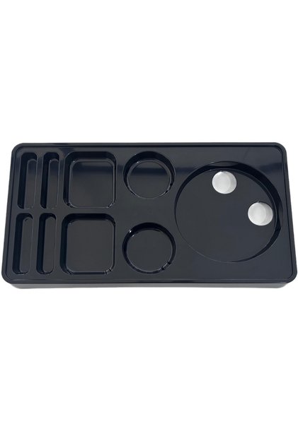 1Pc Hotel Service Welcome Presentation Catering Tray 9 Compartments Plastic Tea Coffee Sugar Cup Compartment Tray
