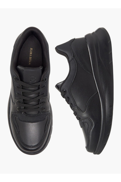 Women's Panelled Lace-Up Sneakers