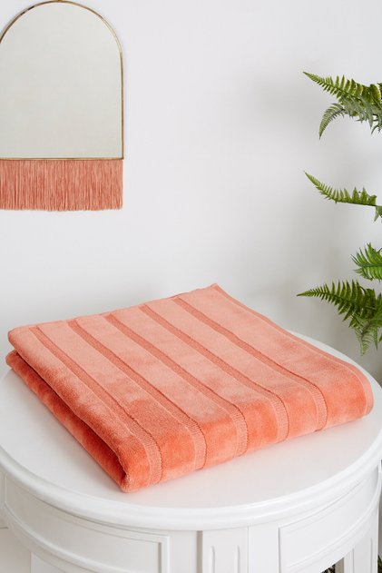 Sadem Organic Stripe Bath Towel 90X150 cm