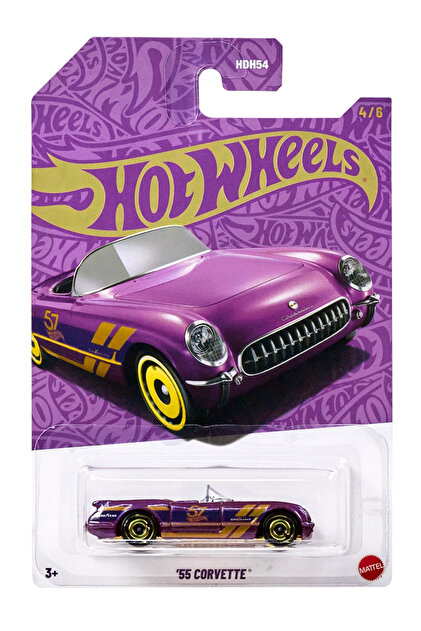 HOT WHEELS '55 CORVETTE UZUN KART MODEL ARABA KOLEKSİYON - Fiyatı