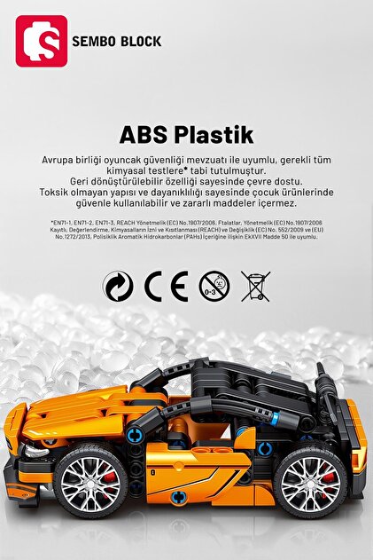 Sembo Block Teknik Spor Araba Serisi 7001 - Fiyatı, Yorumları