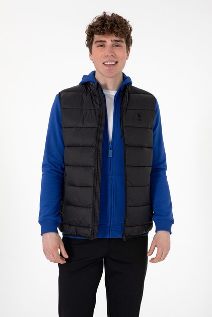 Men's Black Vest 50290714-Vr046