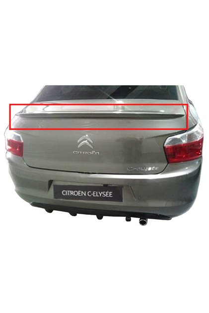 CITROEN C-ELYSEE KALIN MODEL FİBER SPOİLER PARLAK SİYAH BOYALI