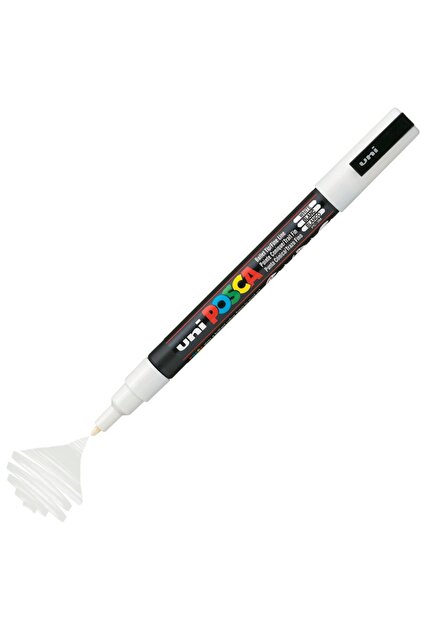 Posca Marker Acrylic Painting Pen Pc-3M 0.9-1.3mm White