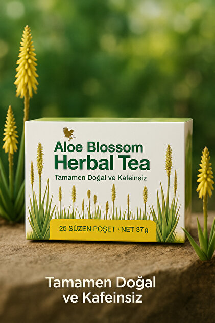 Forever Living Forever Aloe Blossom Herbal Tea  Mixed Herbal Tea with Aloe  Vera  25 Filter Bags  Caffeine Free- Trendyol