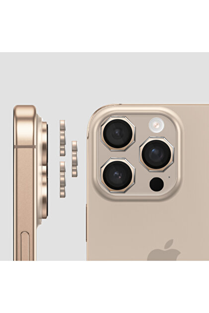 Fibaks iPhone 15 Pro/Pro Max ve 16 Pro/Pro Max Köşeli Sekizgen