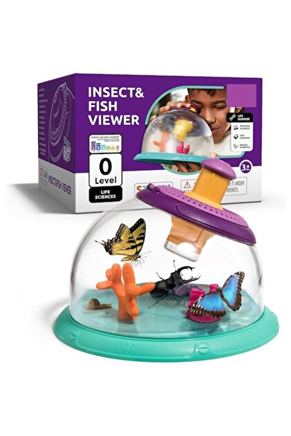 Kit de Explorare si Observator Sience KID, Insecte, Pesti, Plante, Purple