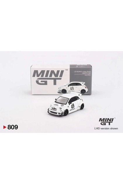 Lb-Works X Abas Works Abarth 595 Garage White 809