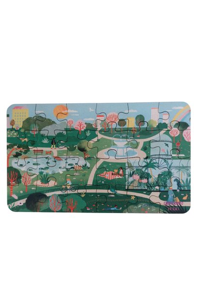 A Sunny Day - a Sunny Day / Small Puzzle Montessori 3-7 Years 24 Pieces