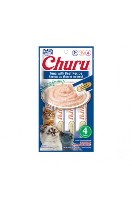 Inaba Churu Tuna with Beef - 56g