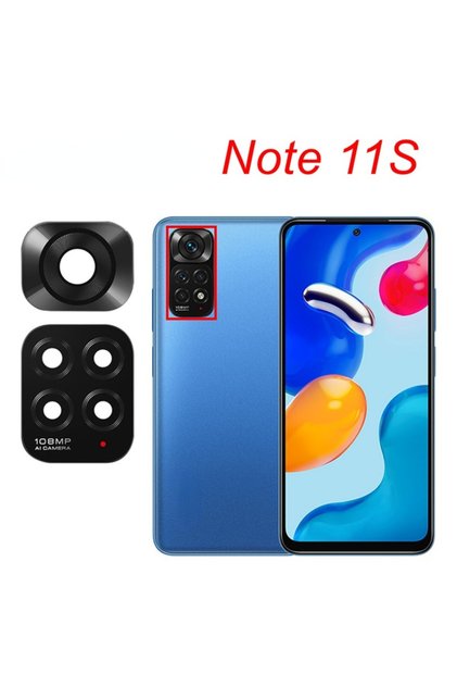 Xiaomi Redmi NOTE 11S Arka Kamera Camı Lens Yapışkanlı